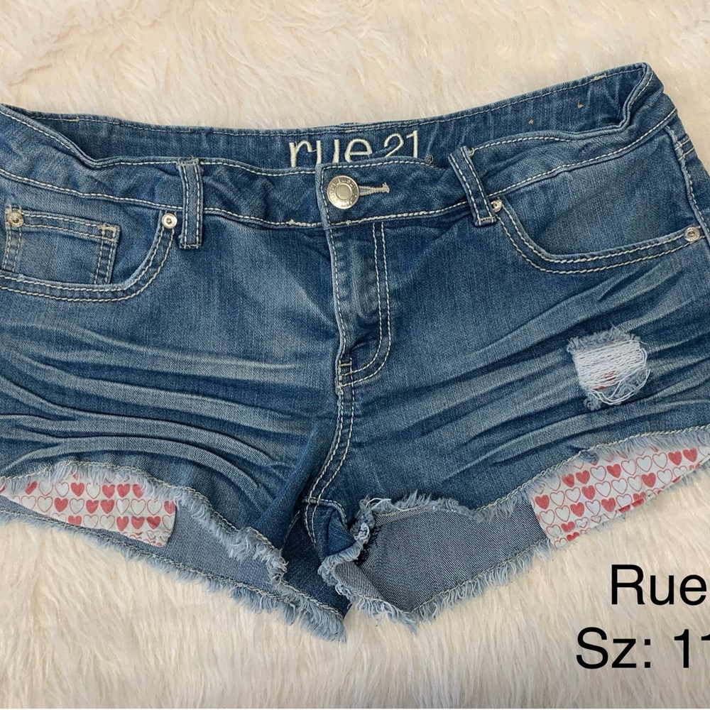 Rue21 Blue Denim Shorts